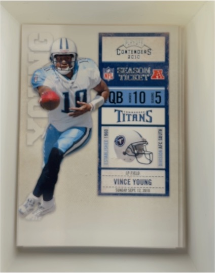 2010 Playoff Contenders #97 Vince Young — front