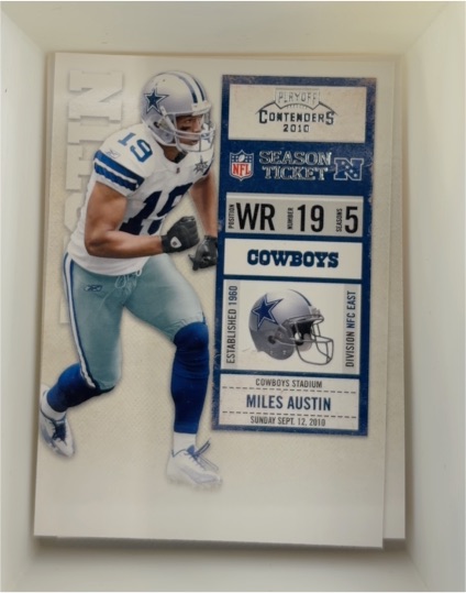 2010 Panini Playoff Contenders Season Ticket #26 Miles Austin — front