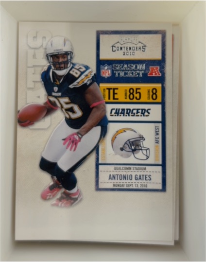 2010 Panini Playoff Contenders #80 Antonio Gates — front