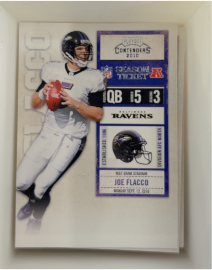 2010 Panini Playoff Contenders #8 Joe Flacco — front
