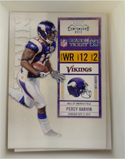 2010 Panini Playoff Contenders #54 Percy Harvin — front