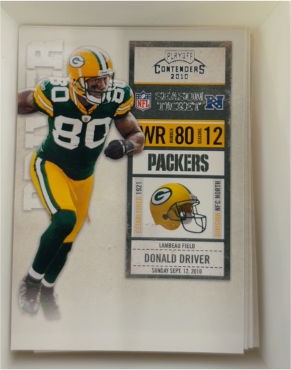 2010 Playoff Contenders #36 Donald Driver — front