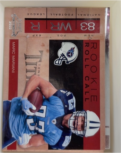 2010 Playoff Contenders Rookie Roll Call #16 Marc Mariani — front