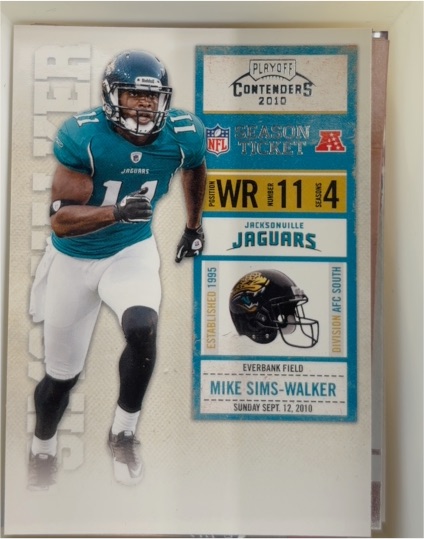 2010 Panini Playoff Contenders #45 Mike Sims-Walker — front