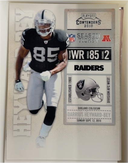 2010 Panini Playoff Contenders #71 Darrius Heyward-Bey — front