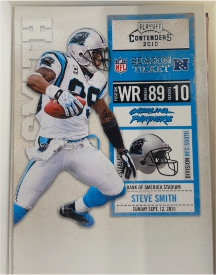 2010 Panini Playoff Contenders #15 Steve Smith — front