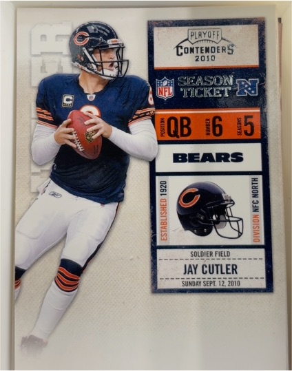 2010 Playoff Contenders #16 Jay Cutler — front
