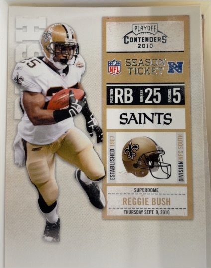 2010 Playoff Contenders #62 Reggie Bush — front