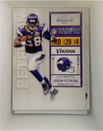 2010 Panini Playoff Contenders #52 Adrian Peterson — front