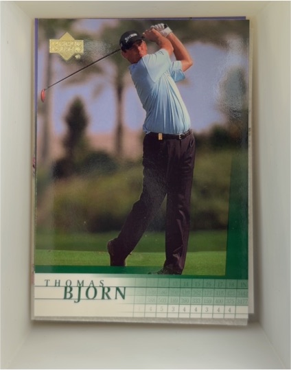 2001 Upper Deck Golf #8 Thomas Bjorn — front