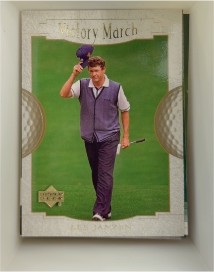 2001 Upper Deck #173 Lee Janzen Victory March — front