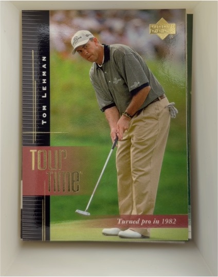 2001 Upper Deck #188 Tom Lehman Tour Time — front