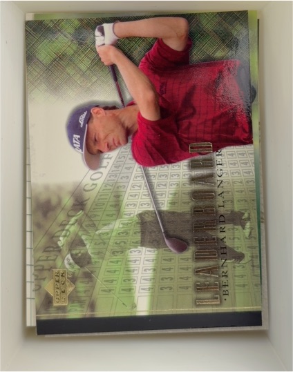 2001 Upper Deck Leaderboard #105 Bernhard Langer — front