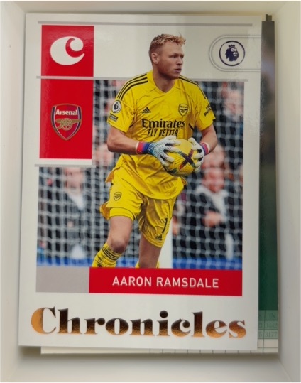 2022-23 Panini Chronicles Premier League #3 Aaron Ramsdale — front