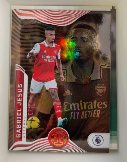 2022-23 Panini Chronicles #178 Gabriel Jesus Illusions Bronze Arsenal — front