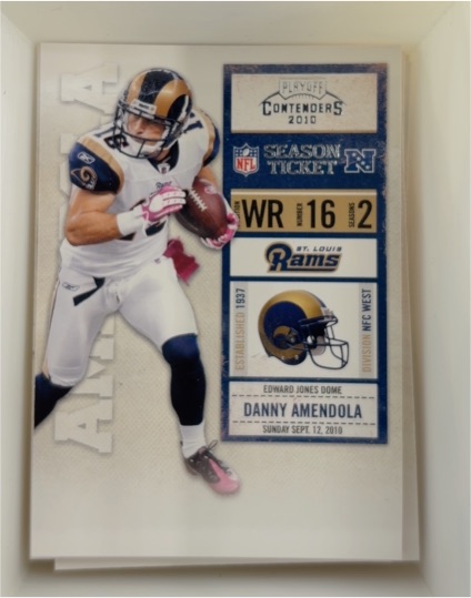 2010 Playoff Contenders #89 Danny Amendola — front