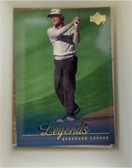 2001 Upper Deck Legends #56 Bernhard Langer — front