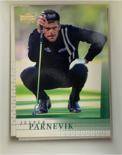 2001 Upper Deck #11 Jesper Parnevik — front