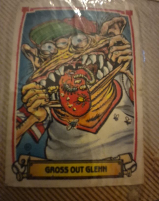 1988 Leaf Baseball's Greatest Grossouts #44 Gross Out Glenn — front