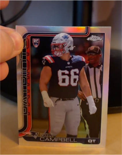 2025 Topps Chrome #379 Will Campbell — front