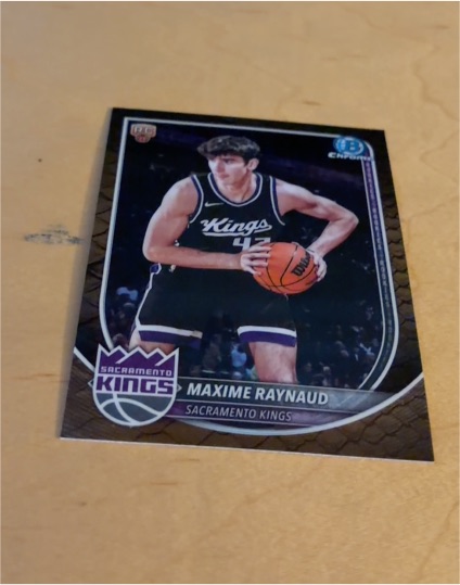 2025 Bowman Chrome #BCV-43 Maxime Raynaud — front