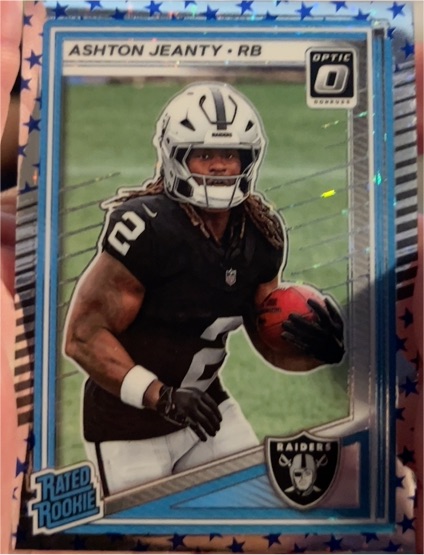 2025 Panini Donruss Optic #202 Ashton Jeanty — front