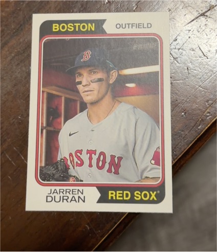 2023 Topps Heritage #108 Jarren Duran — front