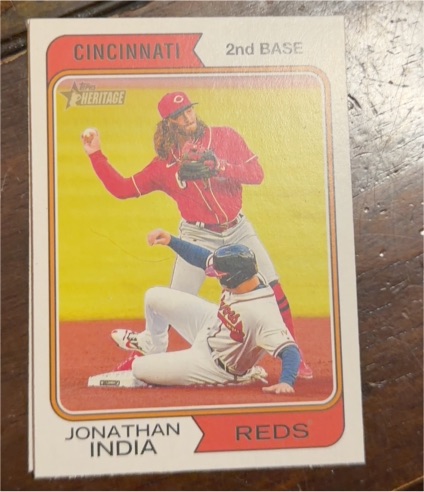2023 Topps Heritage #10 Jonathan India — front