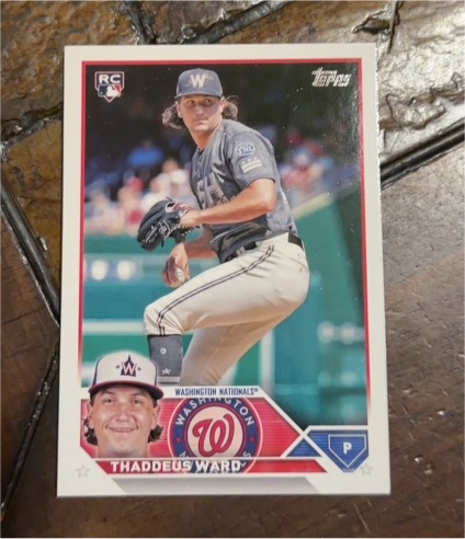 2023 Topps Update #US111 Thaddeus Ward — front