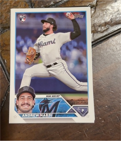 2023 Topps Update #US266 Andrew Nardi — front