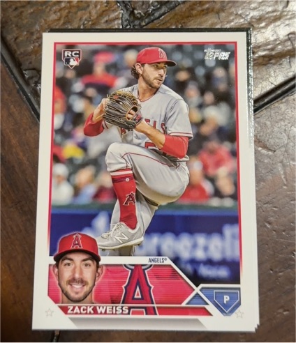 2023 Topps Update #US196 Zack Weiss — front