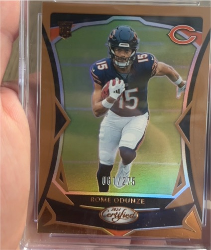 2024 Panini Certified #107 Rome Odunze — front