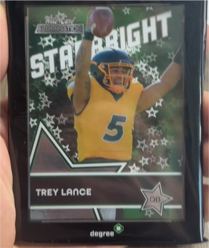 2021 Wild Card Alumination Starbright #SB-6 Trey Lance — front