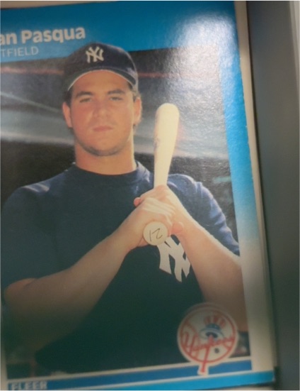 1987 Fleer #108 Dan Pasqua — front