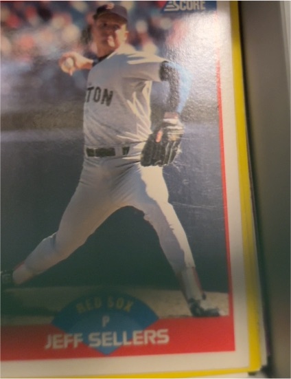 1989 Score #491 Jeff Sellers — front