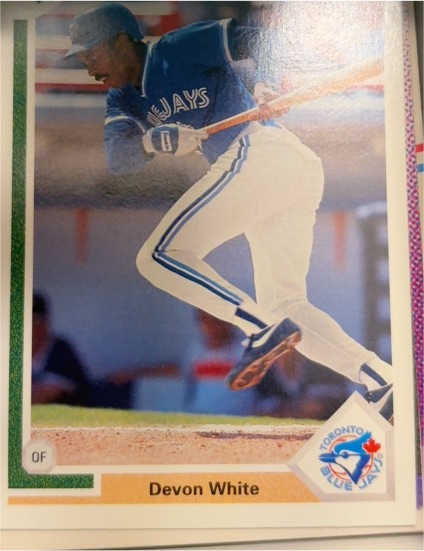 1991 Upper Deck #783 Devon White — front