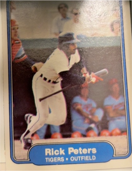 1982 Fleer #277 Rick Peters — front