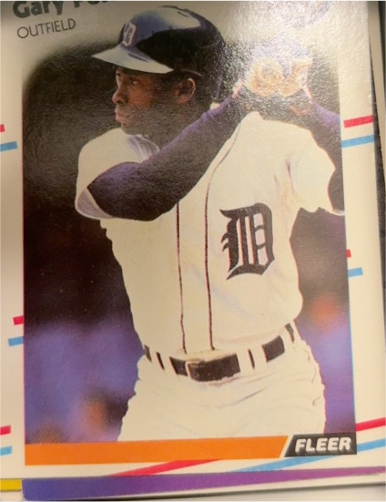 1988 Fleer Update #U-29 Gary Pettis — front