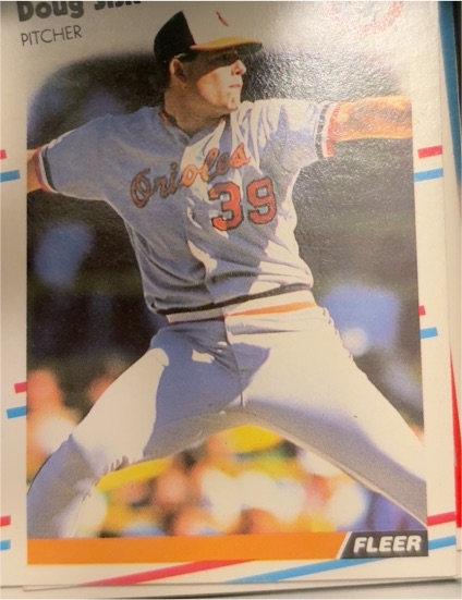 1988 Fleer Update #U-3 Doug Sisk — front