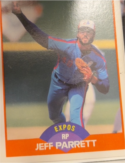 1989 Score #377 Jeff Parrett — front