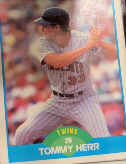 1989 Score #191 Tommy Herr — front