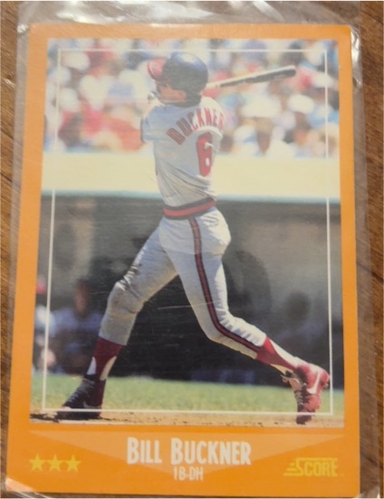 1988 Score #591 Bill Buckner — front