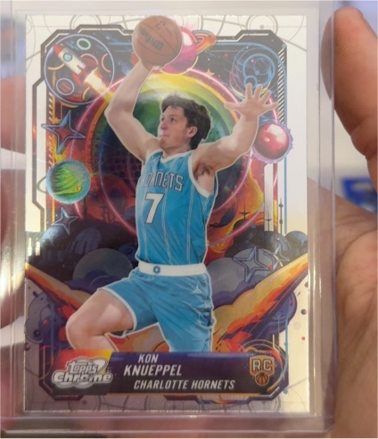 2025-26 Topps Chrome Cosmic #PRP-19 Kon Knueppel — front