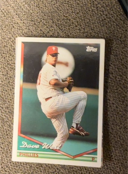 1994 Topps #266 Dave West — front