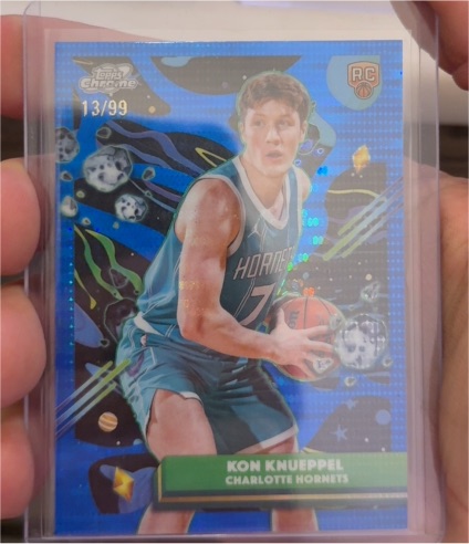 2025-26 Topps Cosmic Chrome #197 Kon Knueppel — front