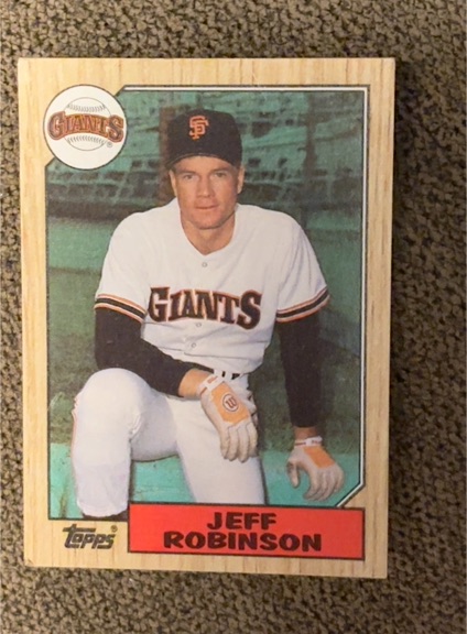 1987 Topps #389 Jeff Robinson — front