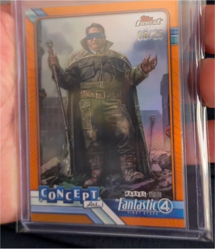 2026 Topps Finest Fantastic Four #CA-12 Mole Man Concept Art — front