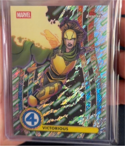 2026 Topps Finest Fantastic Four #049 Victorious — front