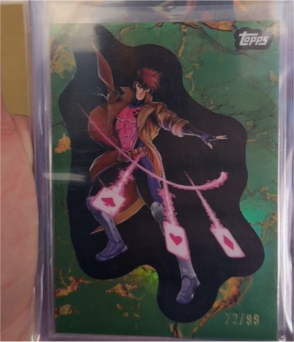 2025 Topps Marvel Comic Book Heroes 1975 #117 Gambit — front