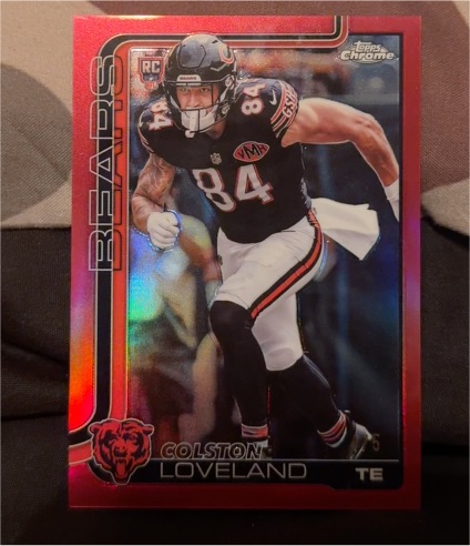 2025 Topps Chrome #345 Colston Loveland — front